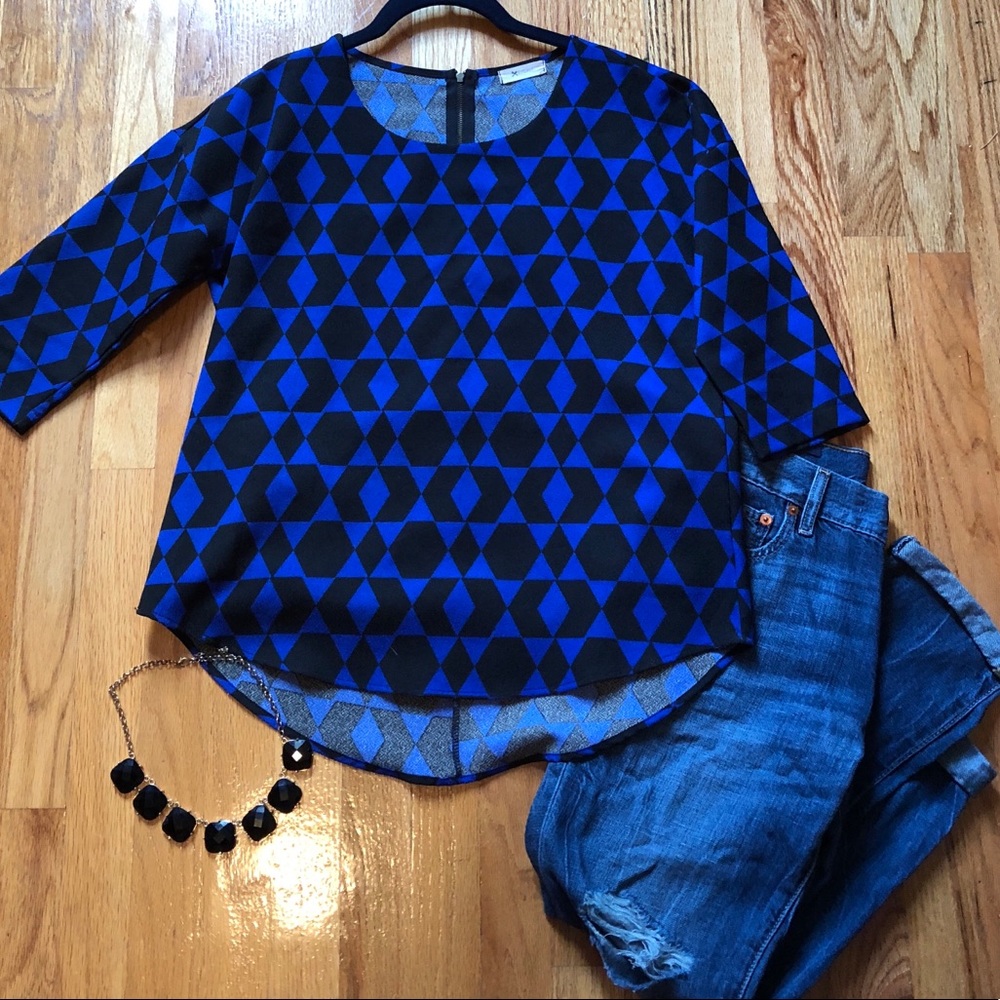 Geometric blouse